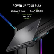 ASUS ROG Strix G16 WUXGA 165Hz AMD Ryzen 9 9955HX NVIDIA GeForce RTX 5070 AI Gaming Laptop 16GB RAM 1TB SSD Eclipse Gray