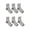 Grey, variant on Men’s Mid Crew Socks 6 Pack – Half Terry Cushion, Moisture-Wicking, Arch Support, Stretch Comfort, Sizes 6–12.5