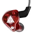 thumbnail image 4 of Auriculares deportivos de 3,5 mm con micrófono, auriculares con gancho para colocar sobre la oreja, auriculares internos para correr, para hacer ejerc rojo, 4 of 8