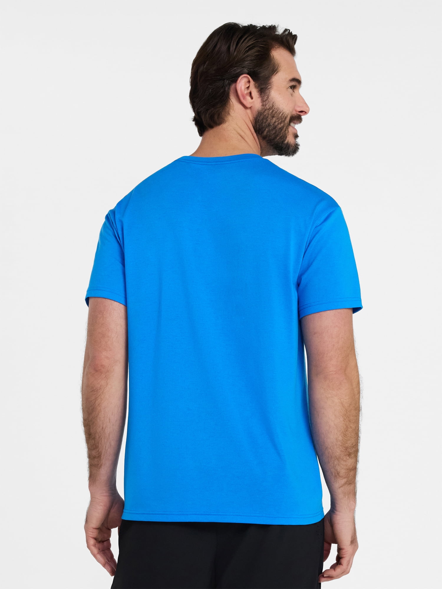 Athletic Works Men's and Big & Tall Tri Blend Tee with Short Sleeves, Sizes XS-4XLT