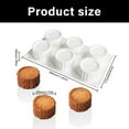 thumbnail image 5 of Milue High Temperatures Resistant Silicone Mousse Cake Form Tree Stump Dessert Mould, 5 of 10