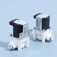 thumbnail image 1 of 1PC Inlet Solenoid Valve 12V/24V Pure Water Machine, Water Purifier, Reverse Osmosis 2-point Quick Connect Valve Switch, 1 of 5