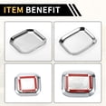 thumbnail image 6 of Unique Bargains 1 Set Exterior Door Handle Bowl Cover Trims Tailgate Handle Bowl Cover for Jeep Wrangler JL JLU 18-24 for Jeep Gladiator JT Trunk Rear Door Bowl Scratch Protector ABS Silver Tone, 6 of 6