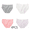 Mixed Color B, variant on LYMAYTER Cotton Underwear for Toddlers Girls Breathable Soft Coverage Comfort Briefs 4pcs