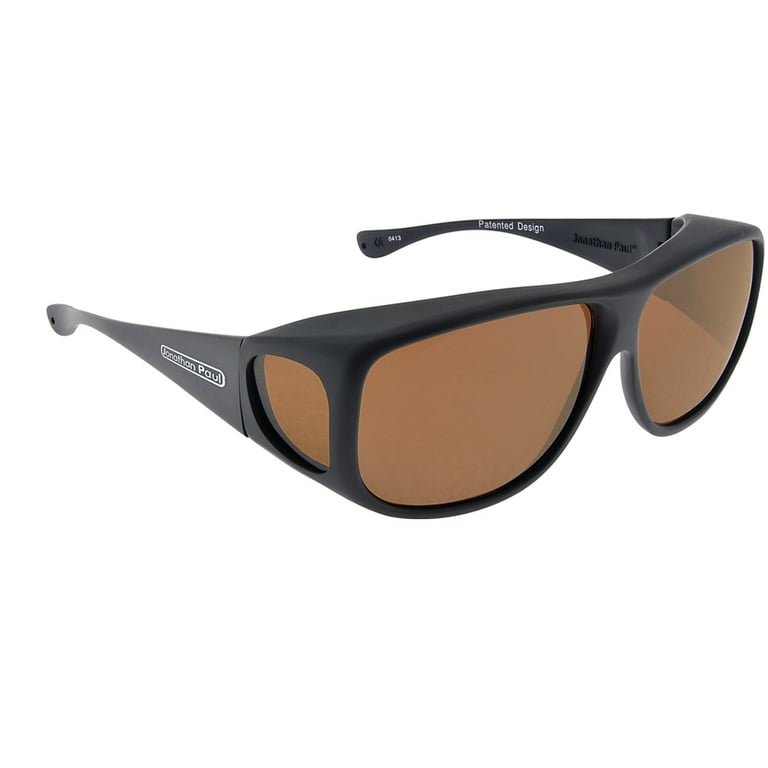 Jonathan Paul X-Large Aviator Fitovers, Matte Black, Polarized