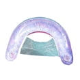 thumbnail image 3 of Flotadores de piscina, salón inflable para piscina, colchoneta inflable portátil para playa, colchón de aire, juguete al aire libre para verano al Rosa, 3 of 9