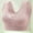 Gray, variant on Fznquz Sports Bras for Women Built In Pads Workout Yoga Seamless Bralette Bras
