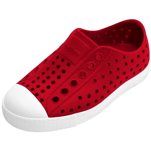 Zapatillas infantiles Native Shoes Jefferson Ruby Red veganas sin cordones
