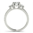 thumbnail image 2 of 2.28 Ct Solitaire Round Diamond Wedding Rings for Women Solid 18K White Gold, 2 of 6
