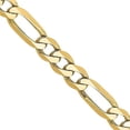 thumbnail image 2 of 14K Yellow Gold 4.75mm Flat Figaro Chain Necklace Size 26, 2 of 3