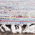 thumbnail image 4 of SAFAVIEH Rag Skylar Striped Cotton Runner Rug, Light Green/Multi, 2'3" x 8', 4 of 7