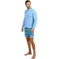 thumbnail image 2 of INGEAR Men's Polo Shirts 2-Pack, Dressy Casual Long Sleeve Collared Shirts, Blue S, 2 of 7