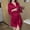 Wine, variant on Naittoop Women's Sexy Lace Silk Satin Robe Short Bathrobes Bridesmaid Bride Wedding Party Robes Chemise Sleepwear Nightwear