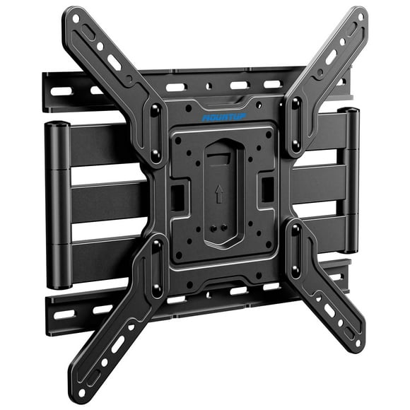 MOUNTUP Ultra Slim Full Motion TV Wall Mount, 1.3" Thin Low Profile TV Bracket for 26-60" LED OLED QLED TVs,Smooth Swivel Tilt Ex