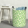 thumbnail image 7 of KLL Daisies Flowers Waterproof Foldable Laundry Hamper Bucket with Handles for Storage Bin,Kids Room,Home Organizer (Small ), 7 of 7