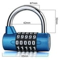 thumbnail image 2 of Zinc Alloy Combination Lock 5 Digit for Gym Lockers and Changing Rooms, 2 of 9