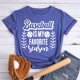 thumbnail image 1 of beisbol es mi temporada favorita camiseta retro azul S FLhrweasw  Para estrenar, 1 of 1