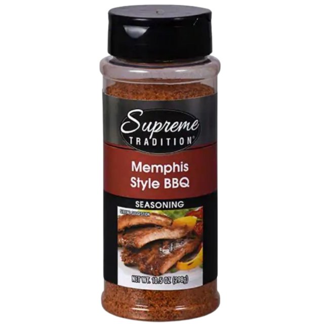 NS Supreme Tradition Memphis Style Barbecue Seasoning, 10.5 oz. Bottles Savory and Spicy Spice
