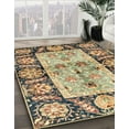 thumbnail image 2 of Ahgly Company Indoor Rectangle Abstract Yellow Oriental Area Rugs, 4' x 6', 2 of 6