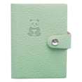 thumbnail image 5 of Panda Matcha A7 PU Leather Notebook with Button Closure - Set of 2, Pocket Softcover Journal, Sewn Binding, Lined Pages, 5 of 5