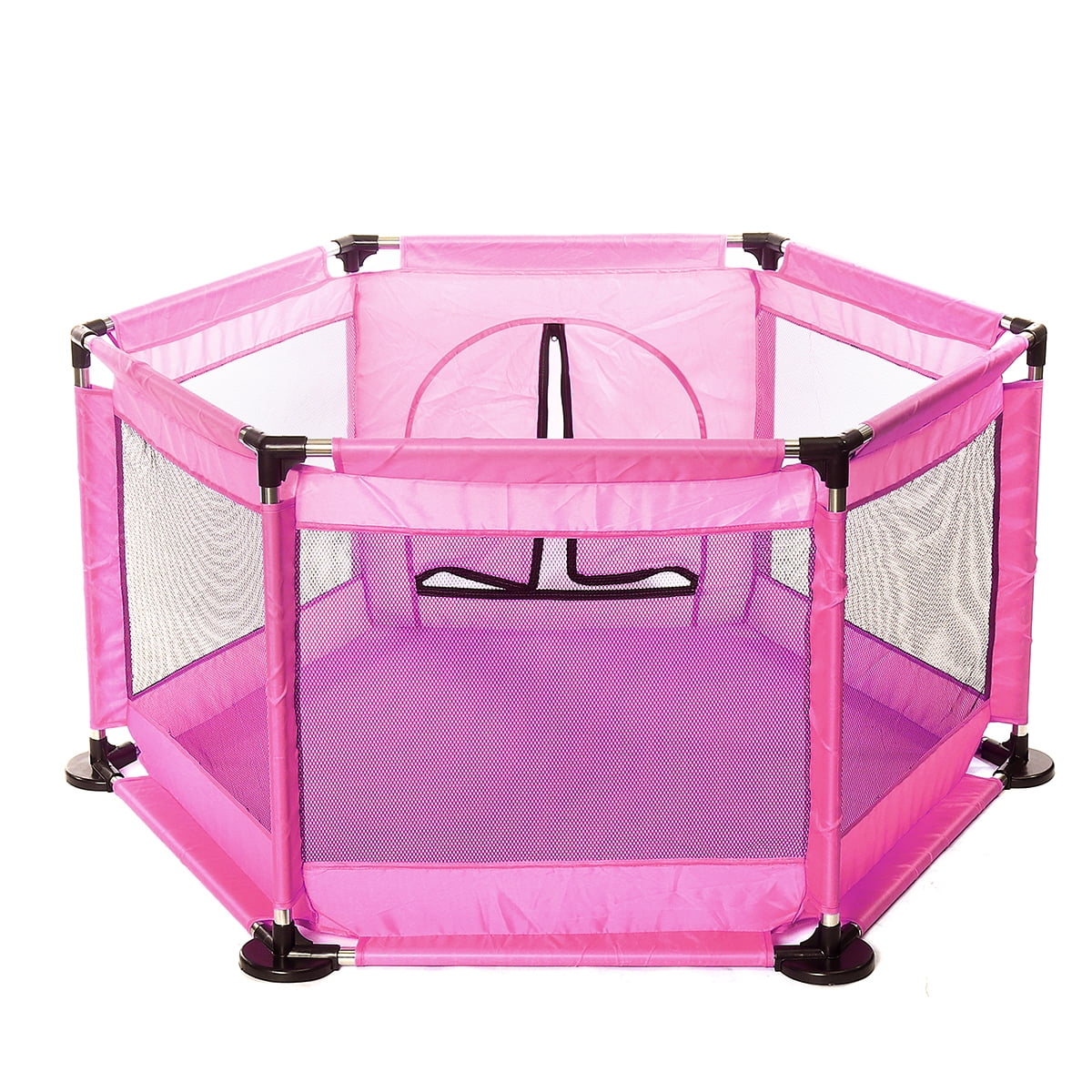 Portable 6 Sided Baby Playpen Interactive Kids Toddler Baby Room Safety Gate