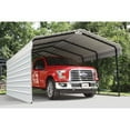thumbnail image 3 of Arrow 20 x 12 x 7 ft Eggshell Carport With 1 Side Wall Kit, 3 of 16