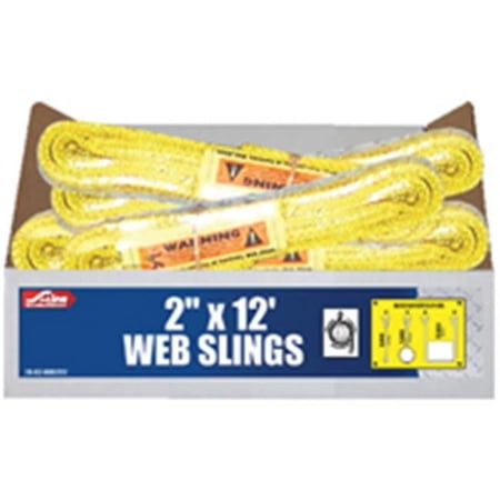 S-Line 20-EE2-9802X12 2Ply Twisted Poly Sling 2 In. x 12 Ft.