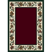 3x5 Milliken Ivory Area Rug Oval Bristol Bay Pearl Mist - Aprx 3' 10" x 5' 4"
