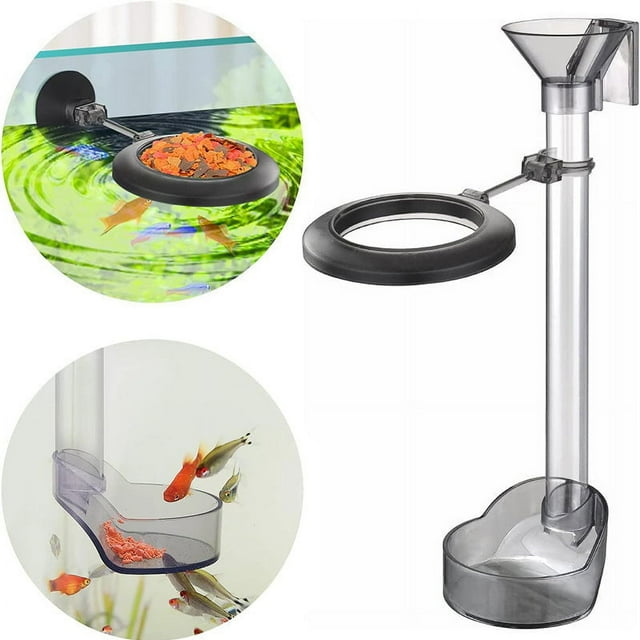 Dvkptbk Floating Feeder Aquarium Floating Feeder Feeding Feeding Ornamental Fish Multi-Functional Feeding Fishing Rods