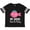 Football Black and White, variant on My Daddy Takes Me Fishing Girls Girls Toddler T-Shirt