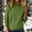Green, variant on Blouses for Women Dressy Casual Half Turtleneck Loose Slim Long Sleeve Winter Versatile Pullover Sweater Trendy Tops Blue 2Xl