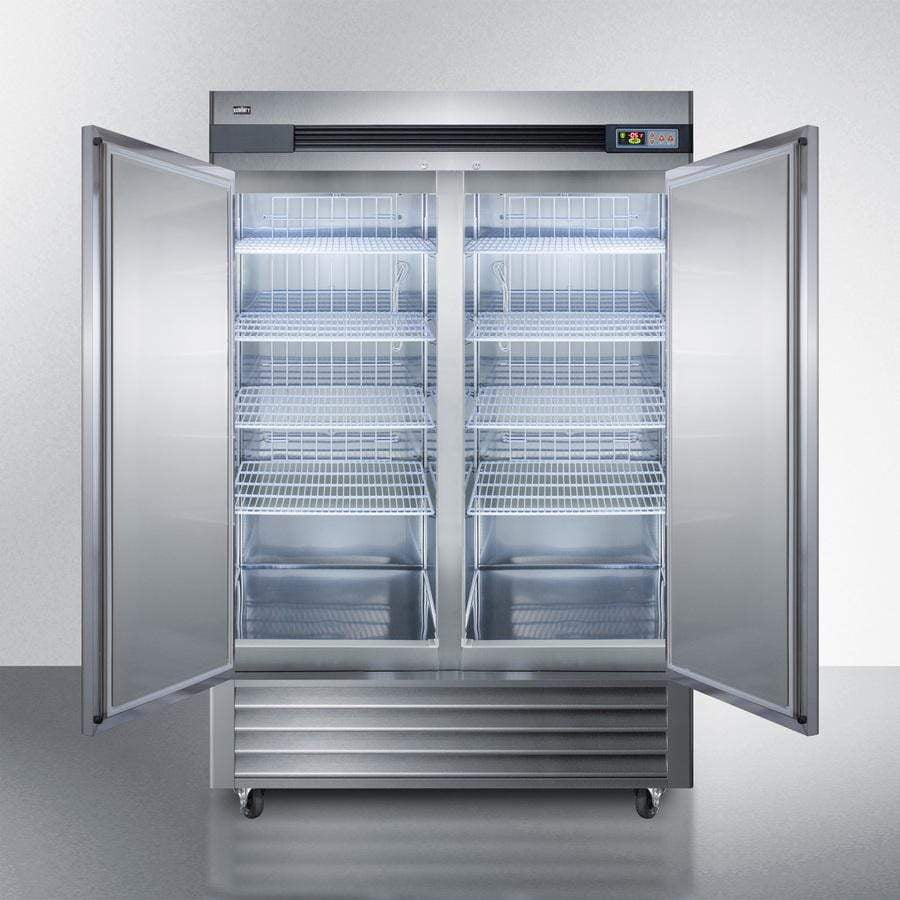 Summit Appliance SCFF497 49 cu. ft. Reach-in All Freezer, Stainless Steel