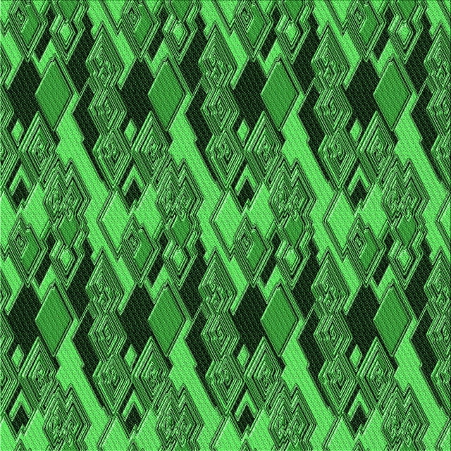 Ahgly Company Machine Washable Indoor Square Transitional Deep Emerald Green Area Rugs, 7' Square