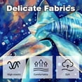 thumbnail image 3 of Starry Shark Velvet Throw Pillow Covers Inserts in 16x16, 18x18, and 20x20 Inches - Set of 2 - Unique Patterns for Throw Pillow Covers for All Occasions, 3 of 6