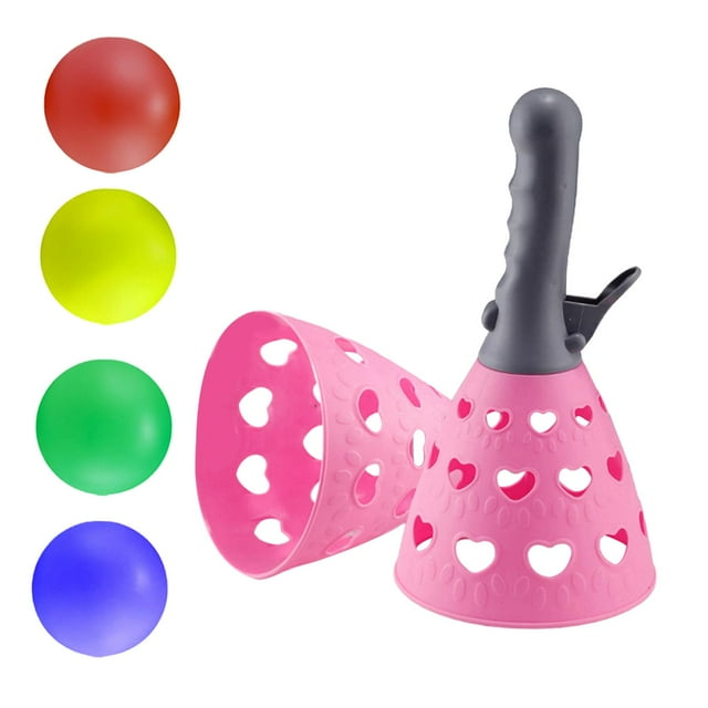 Juego de pasar y atrapar la pelota Juego para padres e hijos Actividades al aire libre en interiores para 4, 6 y 8 Rojo