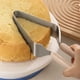 thumbnail image 4 of Set Of Ceramic Covered Plastic Handles Stainless Steel Cake Cutting Kitchen Utensils, Cake Cutting Gadgets, Modern Style, Non-Slip, Dishwasher Safe, Portable, Stainless Steel & Plastic, For, 4 of 5