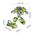 thumbnail image 3 of Gqtwoy Transformable Car Toy Truck Mecha Robot, Engineering Vehicle, Mechanical Puzzle, Hands-On Play Experience, Safe Material Construction, Exciting Deformation Toy, 3 of 6
