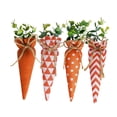 thumbnail image 3 of Sharprepublic 4 Pieces Cloth Easter Carrots Fake Carrots for Spring Farmhouse Home Kitchen, 3 of 8