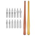 thumbnail image 1 of 1 Set Handmade Pen Calligraphy Practice Pen Vintage Dip Pen Calligraphy Dip Pen, 1 of 7