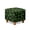 Four Leaf Clover Stars Print Green Black, variant on SCRAWLGOD St. Patrick's Day Four Leaf Clover Stars Print Green Black Stretch Ottoman Cover Square, Removable Footstool Slipcover for Living Room Washable Storage Stool Furniture Protector