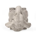thumbnail image 3 of GDF Studio Ashtabula Outdoor Dog Garden Statue, Antique White, 3 of 9