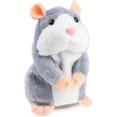 thumbnail image 1 of Talking Hamster Plush Toy Repeat What You Say Funny Kids Stuffed Interactive Toy, 1 of 5