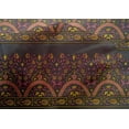 thumbnail image 4 of oneOone Cotton Silk Fabric Leaves & Floral Block Print Fabric BTY 42 Inch Wide, 4 of 4