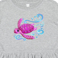 thumbnail image 4 of Inktastic Cute Pink Sea Turtle Girls Toddler Dress, 4 of 5