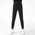 thumbnail image 5 of Maqroz Girls Joggers Elastic Waist Tapered Leg Summer Casual Lightweight Sweatpants with Pockets Back to School pants 3-15 Years, 5 of 7