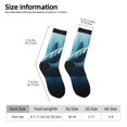 thumbnail image 2 of Balery 3D Realistic Shark Calcetas Largas con Estampado para Hombre y Mujer – Suaves y Transpirables, Talla Única (US 5-11), 2 of 6