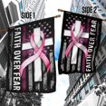 thumbnail image 5 of Flagwix Breast Cancer Decoration, Faith Over Fear Breast Cancer Fantastic Flag For Her - House Flag (30x40 in), 5 of 5