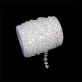 thumbnail image 3 of Moyic 2 rollos de cadena de cuentas transparentes, accesorios de cristal sueltos cruzados, adornos de cordones, diamantes, cortina de Tratamientos de ventanas, 3 of 6