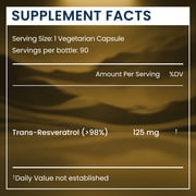 Renue By Science Liposomal Trans-Resveratrol Capsules, 90 Count