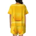 thumbnail image 6 of Sigee Yellow Lemon for Sleepwear Casual Pjs with Pockets Women's Pajamas Sets Shorts 2 Piece Short Sleeve Lounge Sets Medium, 6 of 9
